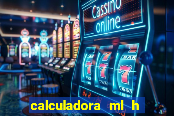 calculadora ml h para mcg kg min